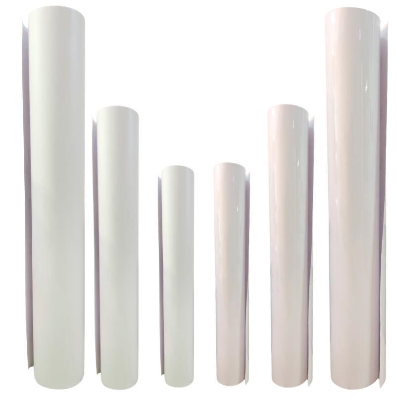 Rollo de vinilo adhesivo transparente